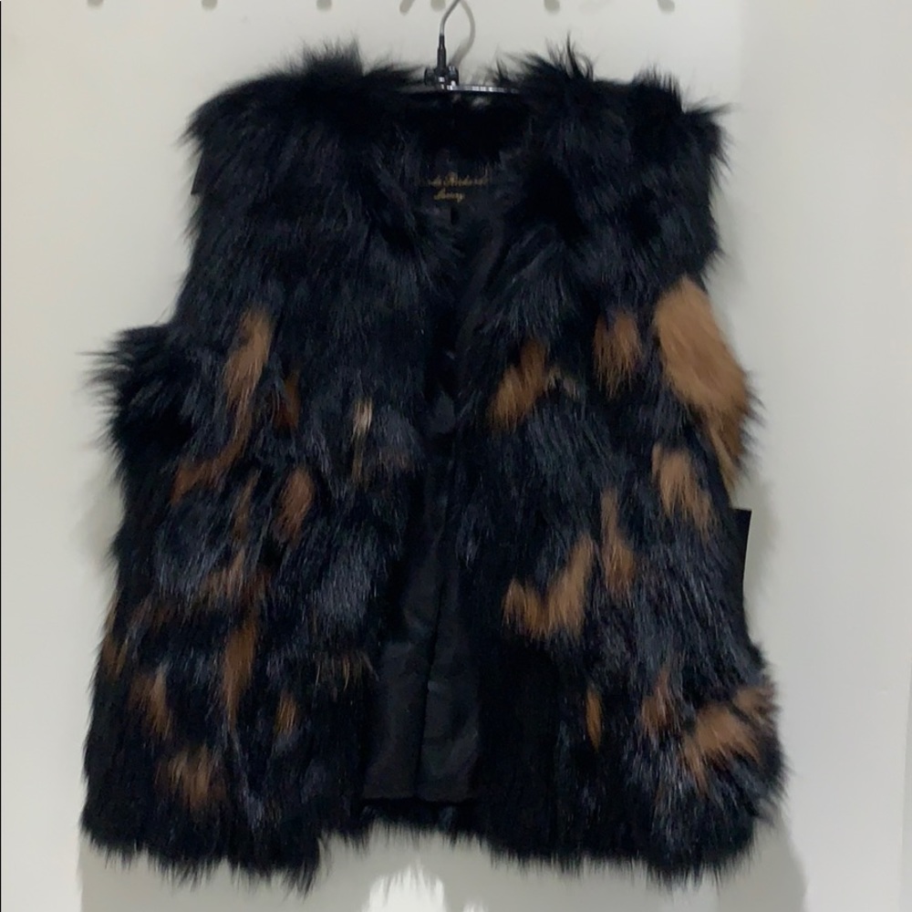 Linda Richards Fox fur vest